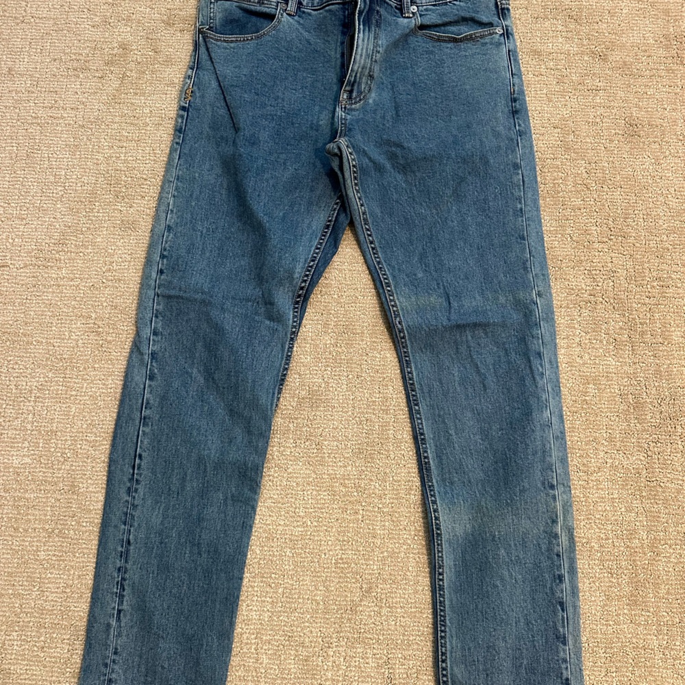 RVCA Men's Relaxed Blue Jeans